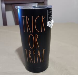 Rae Dunn Halloween Trick Or Treat Insulated Travel Tumbler Mug 17 oz